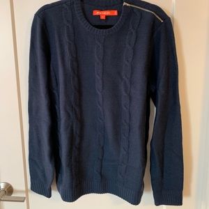 Jack threads sweater with zipper design